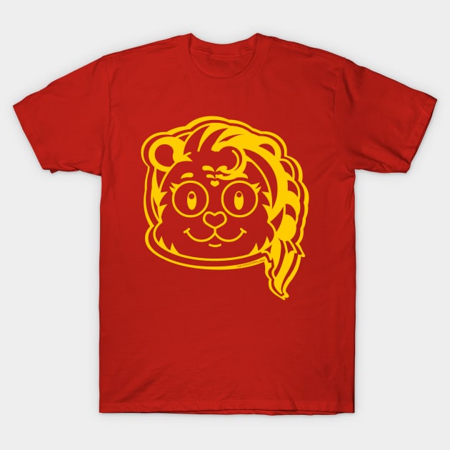 CNY: YEAR OF THE TIGER (GIRL) OUTLINE T-Shirt by cholesterolmind